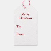 Mooi vakantiepaard met kardinaal cadeaulabel (Achterkant)