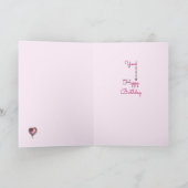 Mooi van je! Happy Birthday Dangles Kaart (Binnen)