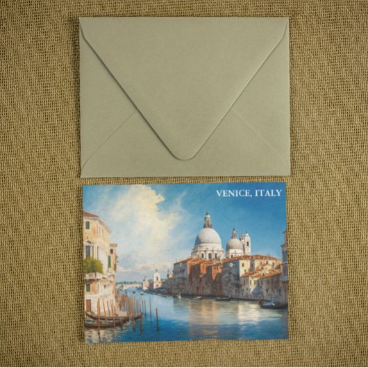 Mooi Venetië, Italië kunstwerk Briefkaart