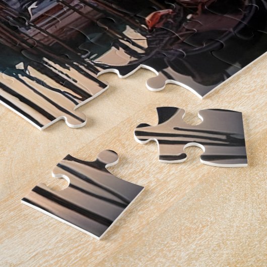 Mooi Venetië Italië Sunset Uitzicht Legpuzzel (Zijkant)