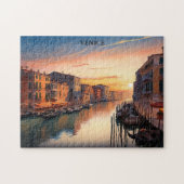 Mooi Venetië Italië Sunset Uitzicht Legpuzzel (Horizontaal)
