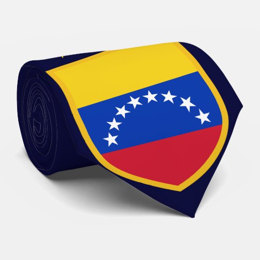 Mooi Venezolaanse vlag Stropdas (Opgerold)