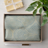 Mooi, ventilator, kunstdeco, patroon, groene kleur tissuepapier (Geschenk)
