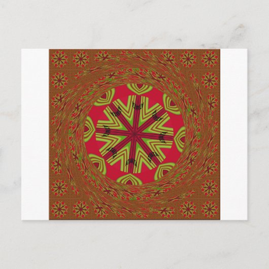 Mooi Verbazingwekkend Afrika kan Traditioneel Ontw Briefkaart (Voorkant)