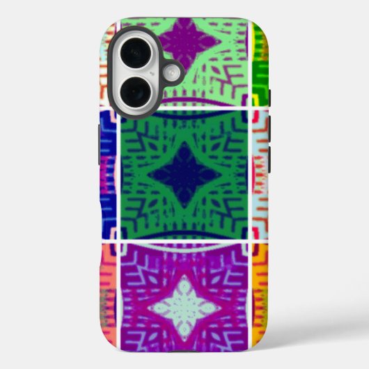Mooi verbazingwekkend Afrikaans geruit print patro Case-Mate iPhone Case (Achterkant)