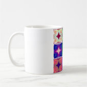 Mooi verbazingwekkend Afrikaans geruit print patro Koffiemok (Links)