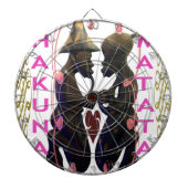 Mooi Verbazingwekkend Afrikaans Paar: Een Romantis Dartbord (Voorkant)