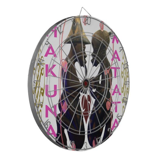 Mooi Verbazingwekkend Afrikaans Paar: Een Romantis Dartbord (Voorkant Links)