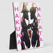 Mooi Verbazingwekkend Afrikaans Paar: Een Romantis Fotoplaat (Zijkant)