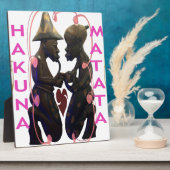 Mooi Verbazingwekkend Afrikaans Paar: Een Romantis Fotoplaat (Zijkant)