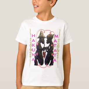 Mooi Verbazingwekkend Afrikaans Paar: Een Romantis T-shirt