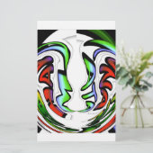 Mooi verbazingwekkend ontwerp hebben een mooie dag briefpapier (Staand voorkant)