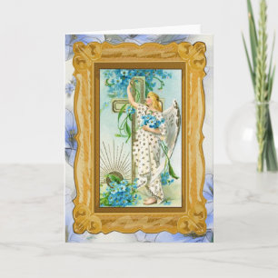 Mooi vergeet me niet Engel Kaart