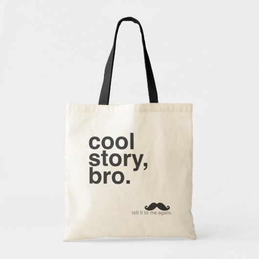 Mooi verhaal, broer. Tote bag (Voorkant)