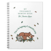 Mooi verhaal Zwangerschap Memory Book Journal Notitieboek (Voorkant)