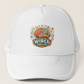 Mooi Verkabeld Anders Neurodivergent ADHD Trucker Pet