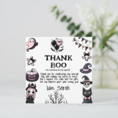 Mooi verkleedfeest Halloween uitnodiging (Staand voorkant)