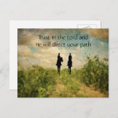 Mooi vertrouwen in het Lord Horse Riding Briefkaar Briefkaart (Voorkant / Achterkant)