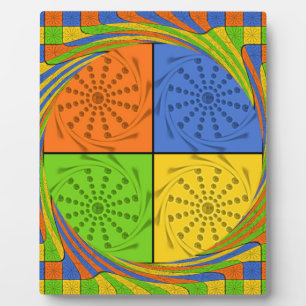 Mooi vet Egyptisch patroon: een oogverblindend ont Fotoplaat