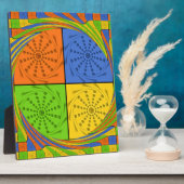 Mooi vet Egyptisch patroon: een oogverblindend ont Fotoplaat (Zijkant)