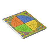 Mooi vet Egyptisch patroon: een oogverblindend ont Notitieblok (Schuin)