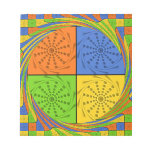 Mooi vet Egyptisch patroon: een oogverblindend ont Notitieblok