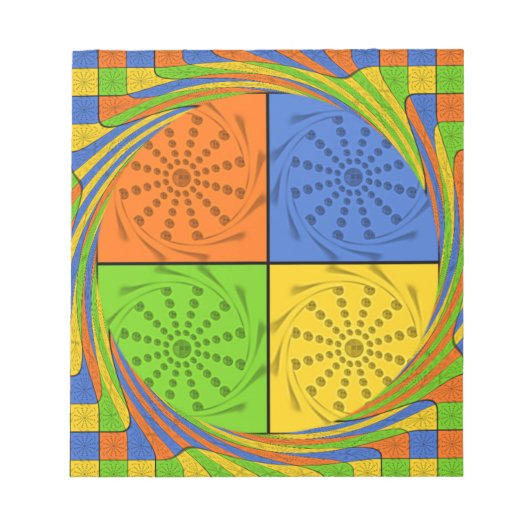 Mooi vet Egyptisch patroon: een oogverblindend ont Notitieblok (Voorkant)