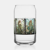 Mooi Victoriaans gevleugelde feeën Glas in lood (Rechts)