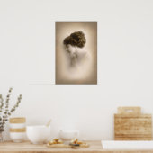 Mooi Victoriaans Lady Portret Poster (Keuken)