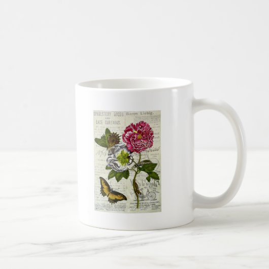 Mooi Vintage Collage Koffiemok (Rechts)
