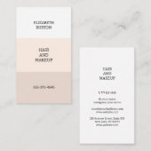 Mooi visitekaartje in pastelkleuren. (Voorkant / Achterkant)