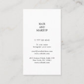 Mooi visitekaartje in pastelkleuren. (Achterkant)