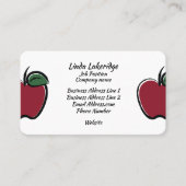 Mooi Visitekaartje van Red Apple (Voorkant)