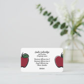 Mooi Visitekaartje van Red Apple (Staand voorkant)