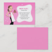 Mooi Visitekaartje voor bakkerij, koks, Chefs... (Voorkant / Achterkant)