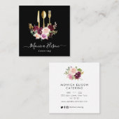 mooi visitekaartje voor bloemetjes (Voorkant / Achterkant)