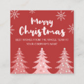 mooi visitekaartje voor rode feestdagen (Voorkant)