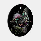 mooi-vlinder-bloem keramisch ornament (Rechts)