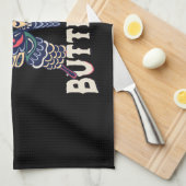 mooi-vlinder-retro-vector-art-illustratie- theedoek (Quarter Fold)