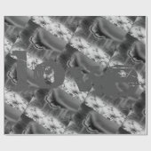 mooi vlinderdarm, ZWART, verlooppapier Cadeaupapier (Vlak)