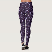 Mooi Vlinderpatroon blauw Leggings (Achterkant)