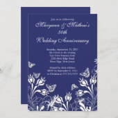 Mooi Vlindertuin Bruiloft Jubileum Kaart (Voorkant / Achterkant)