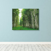 Mooi vogelbos canvas afdruk (Insitu (Houten vloer))