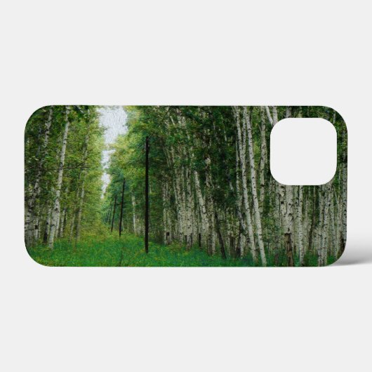 Mooi vogelbos Case-Mate iPhone case (Achterkant (horizontaal))