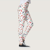 Mooi vogelpatroon leggings (Rechts)