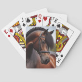 Mooi volbloed paard pokerkaarten (Achterkant)