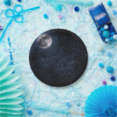 Mooi, Volle Maan en Sterren, Douane Papieren Bordje (Feest)