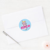 Mooi, vooral ronde sticker (Envelop)
