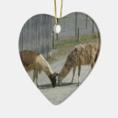 MOOI, VREEDZAME, LLAMAS. KERAMISCH ORNAMENT (Links)