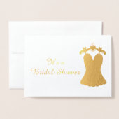 Mooi Vrijgezellenfeest Folie Kaarten (Voorkant met envelop)